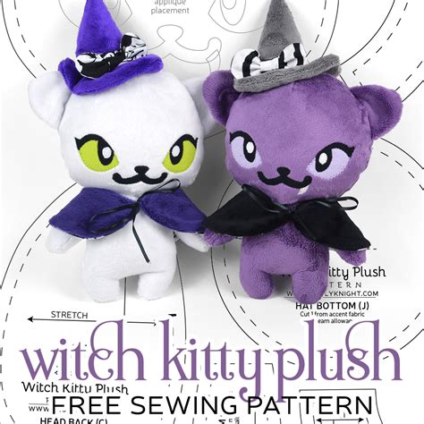 The witchy kitty cuddle toy: a must-have accessory for cat witches